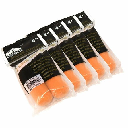 TOOL TIME 4 in. Mini Foam Paint Roller Covers for Home Exterior or Interior - Set of 10 TO3310784